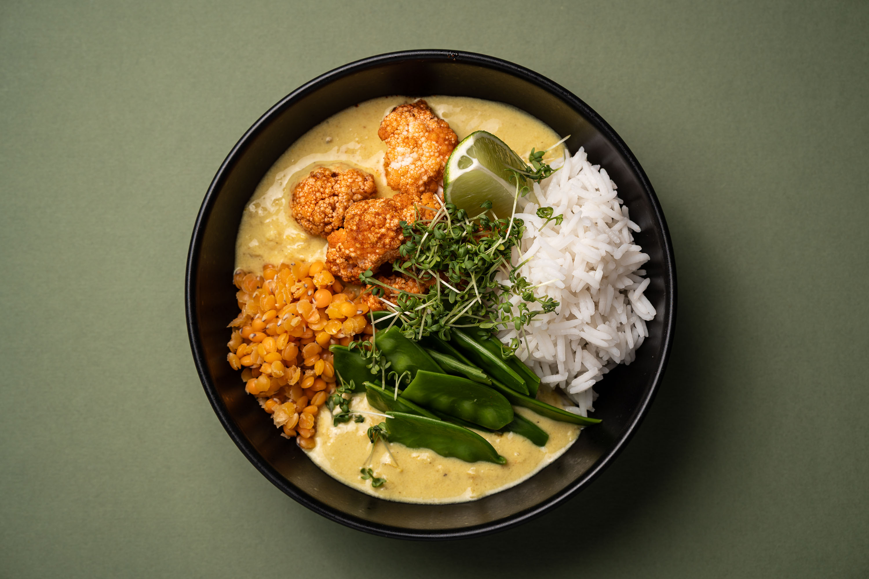 Teller mit Essen